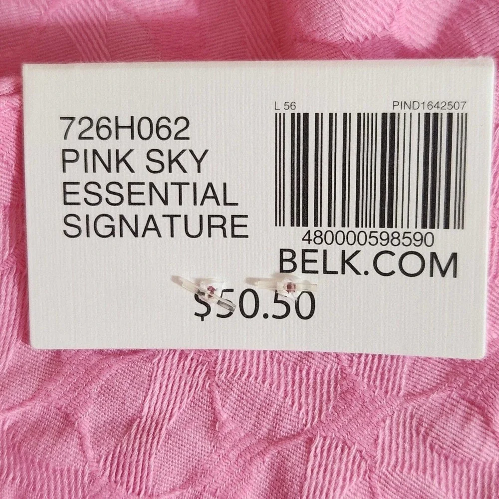 Crown & Ivy Womens Shorts Size 16 Solid Pink Barbie Shelby Scallop 4" Inseam NWT - Picture 4 of 11